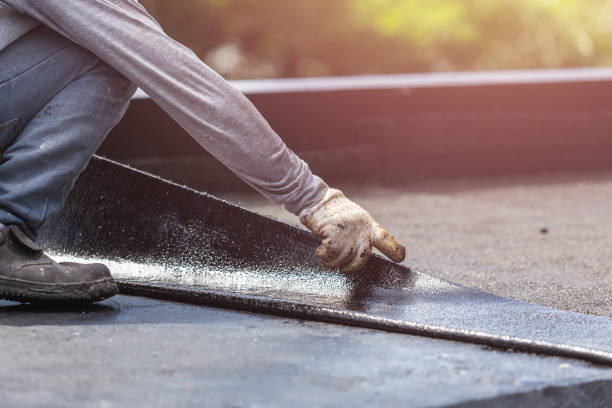 Professional Basement Waterproofing technician working in Dayton, WA